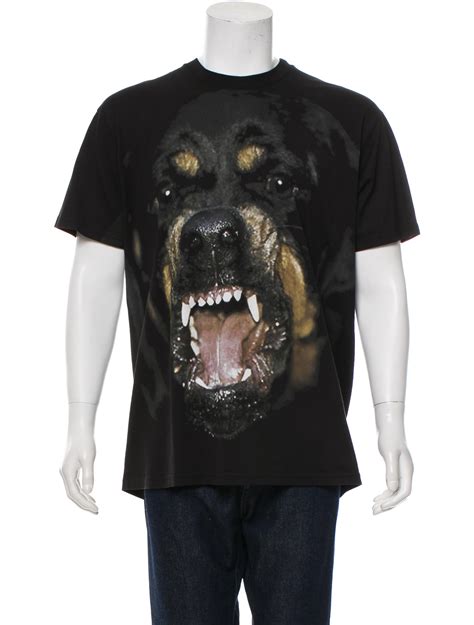 givenchy rottweiler t-shirt short sleeve|Givenchy t shirt with holes.